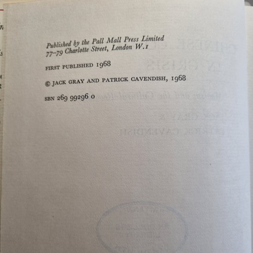 Chinese Communism In Crisis. Jack Gray. 1968. Hardcover - Picture 5 of 9