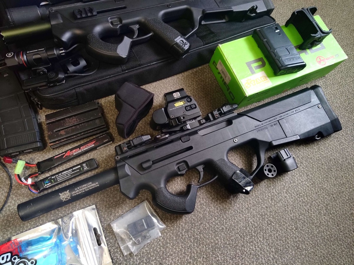 Airsoft Magpul PTS PDR / PDR-C / PDW-R AEG Electric Guns w Airsoft Magpul PTS PDR / PDR-C / PDW-R AEG Electric Guns w