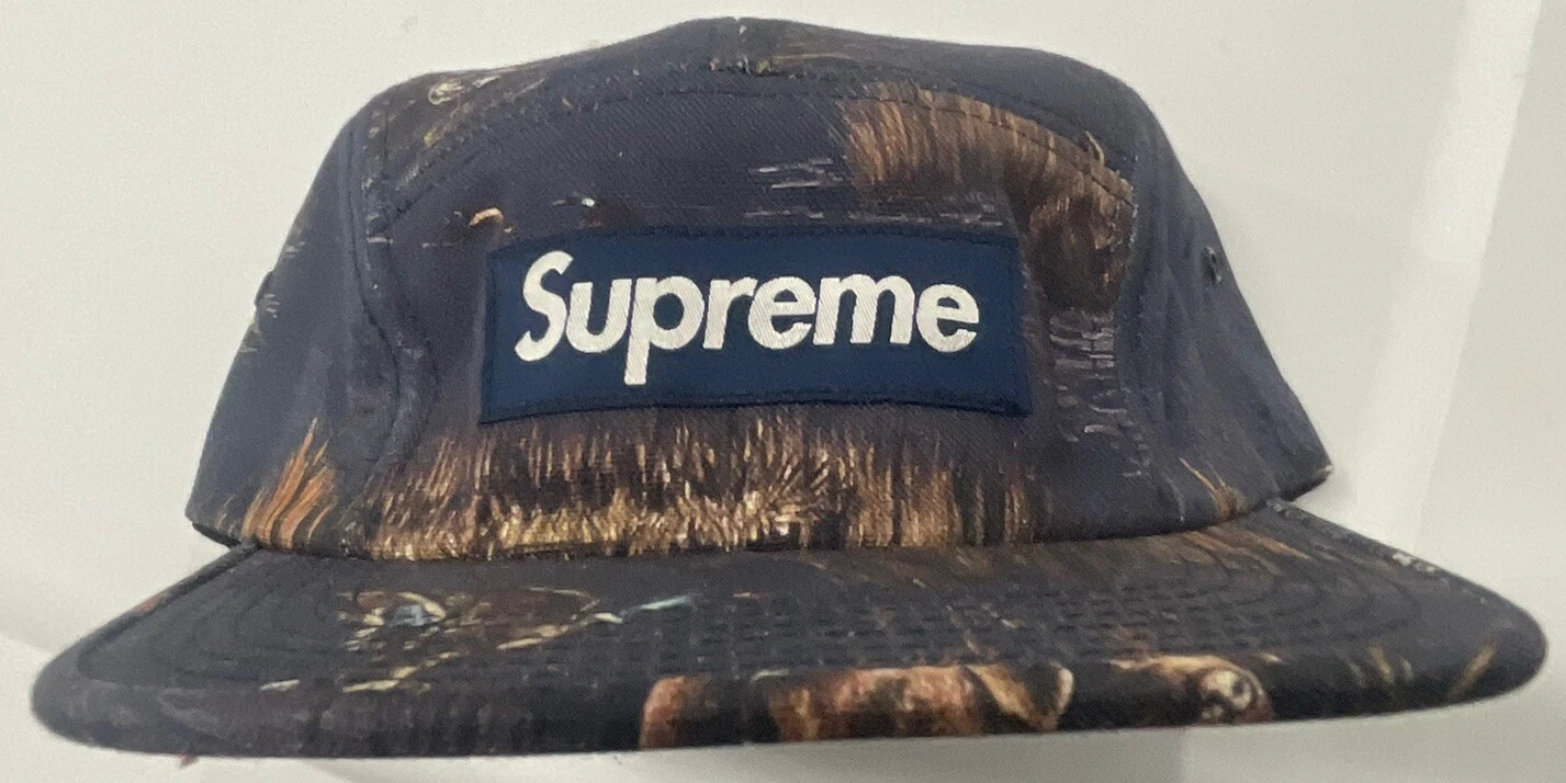 Casquette de camp en toile Supreme Dogs & Ducks FW12 RARE 2012 NEUVE