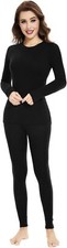 Women's 100 Merino Wool Base Layer Sets Winter Thermal Long Johns Top Shirts UT