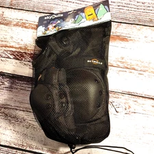Skybull Sports Brand, Knee, Elbow and Wrist Protection Pads. Large. Black.