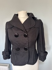 Orsay Black 3/4 Sleeve Spring Summer Jacket Size 8