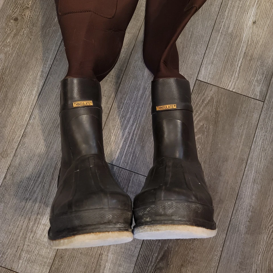 Hodgman Neoprene Thinsulate Felt Bottom Bootfoot Chest Wader Men's Size XL - Image 3 of 4