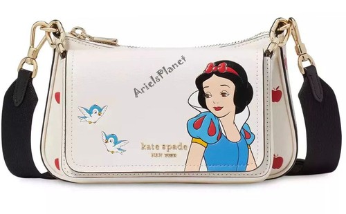 Disney X Kate Spade New York Snow White Double Up Genuine Leather Crossbody Bag