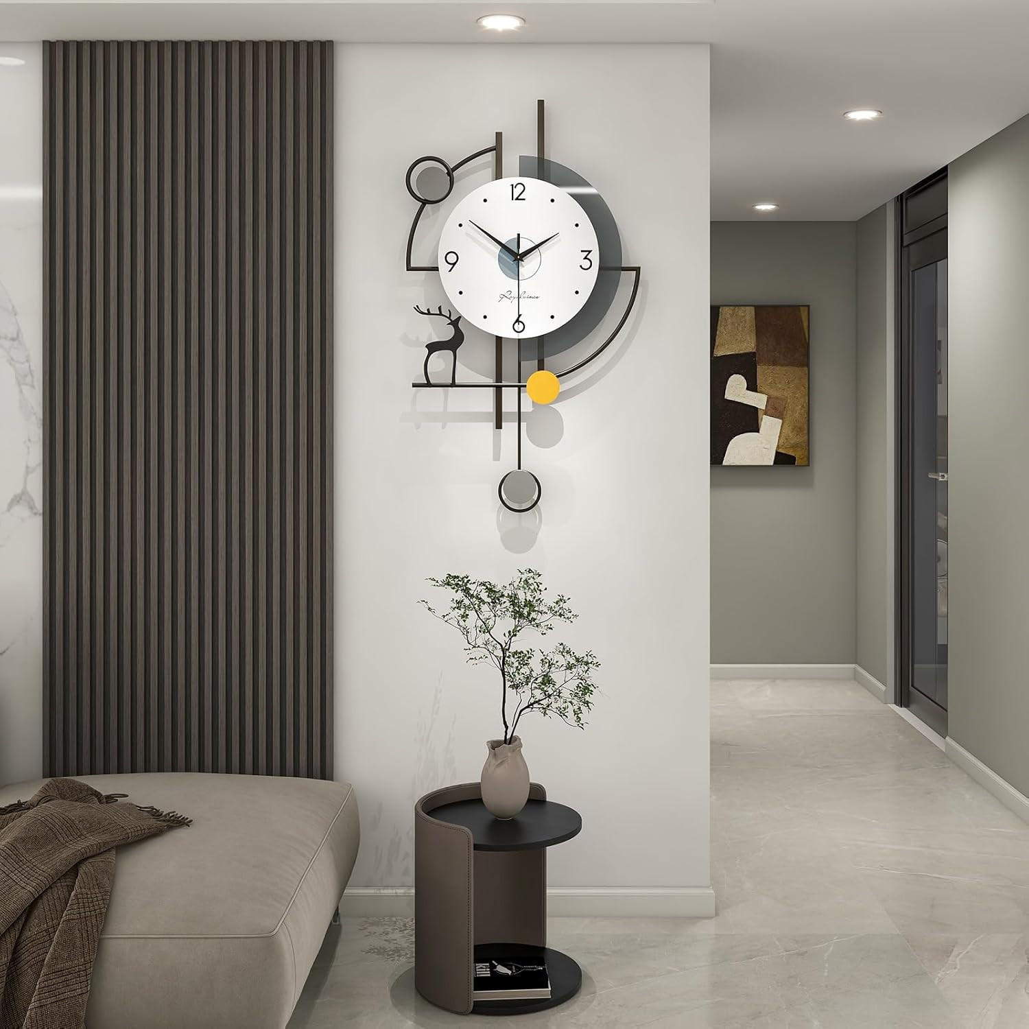 Extra Large Wall Clock for Living Room Decor Modern Wall Clocks Decorative Silen
