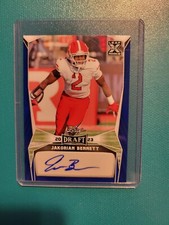 Jakorian Bennett. 2023 Leaf Draft Picks Rookie Card #BA-JB2, With Autograph. 