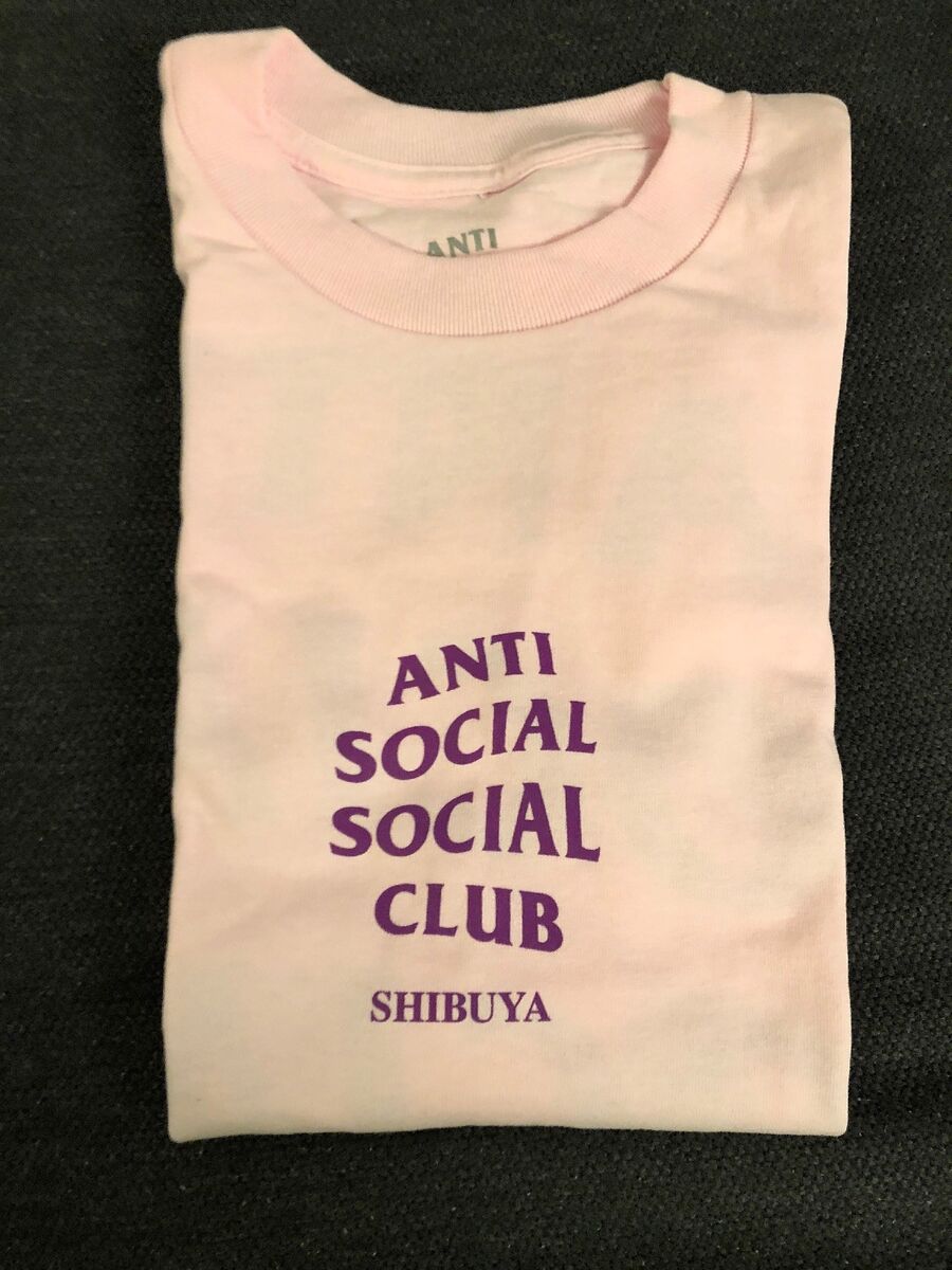 送料無料!ANTI SOCIAL SOCIAL CLUB / Shibuya(渋谷) Pink Tee Anti Social Social Club Pink Shibuya Tee S Sold Out In Hand