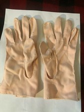 Women Pink Nylon One Size Fashion Dress Gloves