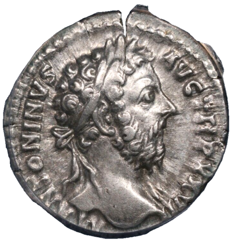 Marcus Aurelius Roman Empire ANACS XF 45  Silver Denarius Emperor Scepter Branch - 第 1/8 張圖片