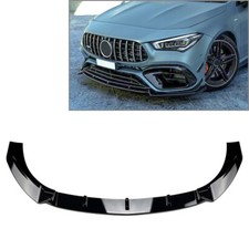 Front Bumper Splitter Lip Diffuser Spoiler Guard Protector Fit Benz Cla Class