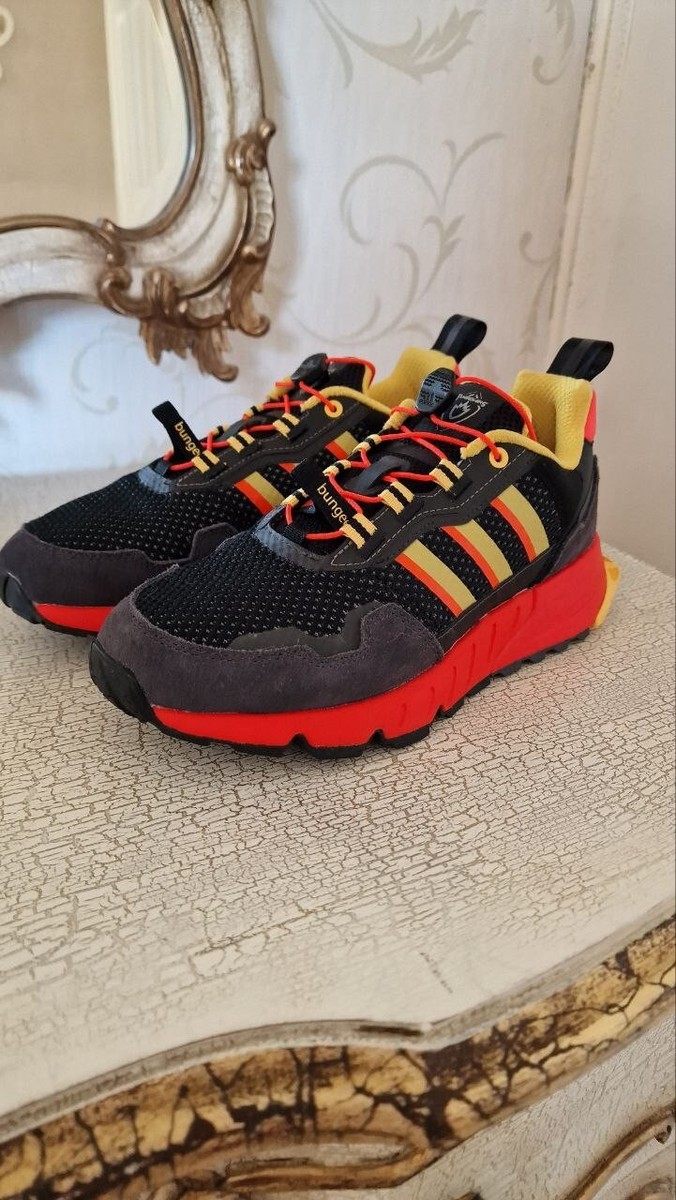Adidas X Marvel Black Red Yellow Unisex Men Women Trainers Bungee