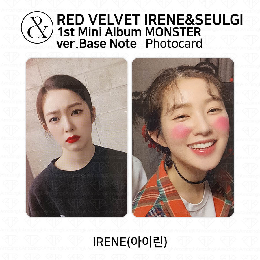 RED VELVET Irene & Seulgi 1st Mini Album Monster Photocard