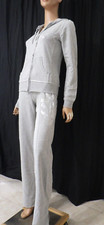 NWT HALE BOB sz LARGE Bust40 100 COTTON PALE GRAY  SILVER SWEATS TRACKSUIT