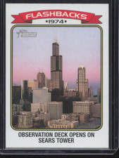 Observation Deck Opens on Sears Tower Flashbacks Card #NF-1 Topps Heritage 2023