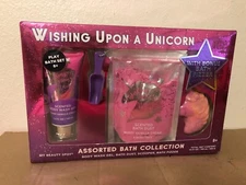 Wishing Upon a Unicorn Assorted Bath Collection, Body Wash Gel, NEW