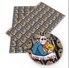 Boys of Horror LEATHER SHEET 8" X 12" 1092553 Halloween monsters ORDINARY TEXTUR