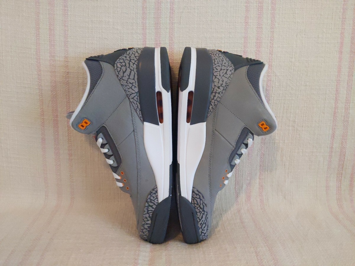 retro 3 silver sport red light graphite