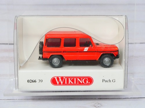 Wiking 0266-39, Puch G SUV (Austrian Mercedes Benz G Wagon), Naranja, Escala HO | Zustand: New