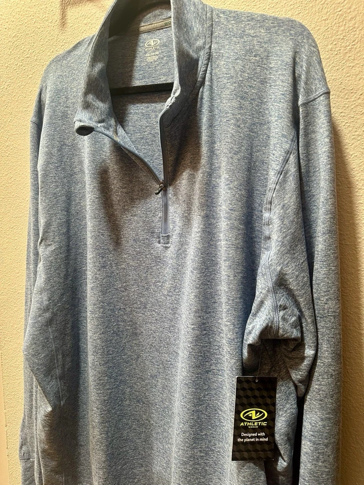 Athletic Works DriWorks lightweight Zip Up Jacket 3XL (54-56) Blue NEW WITH TAGS - Image 3 of 4