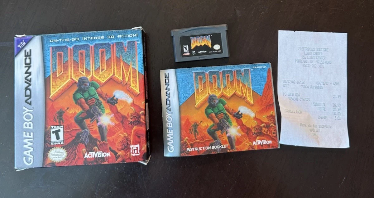 Nintendo Game Boy Advance Doom Video Games for sale | eBay