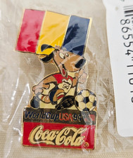 FIFA World Cup USA 1994 Romania Coca Cola Pin Lapel Enamel New & Sealed