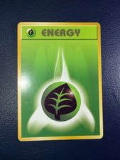 Grass Energy Pokemon Japanese Base Set # Pokemon Card LP/MP