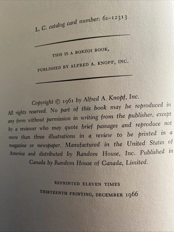 Mastering the Art of French Cooking Julia Child - 1st Edition 13th Printing 1966 - Image 3 of 4