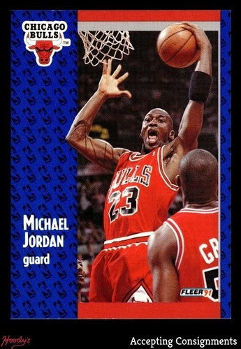 1991-92 Fleer #29 Michael Jordan CHICAGO BULLS