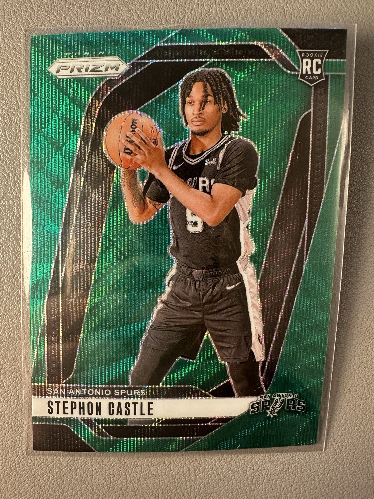 2024-2025 Panini Prizm - Stephon Castle Green Wave Prizm RC #234