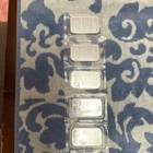 Johnson Matthey 1 oz Silver Bars 999 Lot of 5 Total 5 oz Silver Bullion