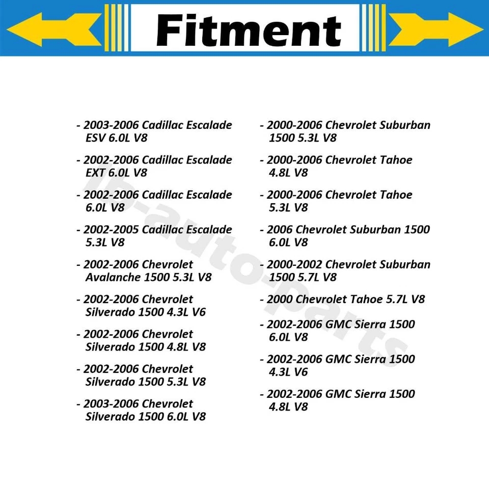Pinzas de freno delanteras traseras 4x para Chevrolet Silverado 1500 2002-2006 4,8 L Foto 2 de 4