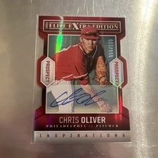 2014 Panini Elite Extra Edition #49 Chris Oliver Prospects Sign /100