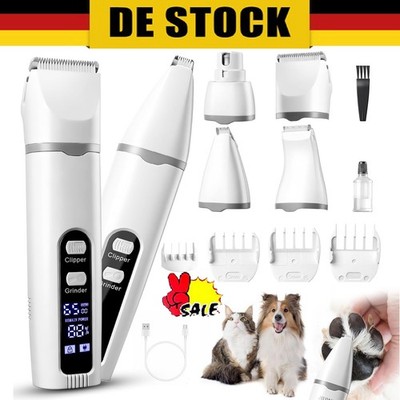 4-in-1 Hundeschermaschine Profi Haarschneider Set Leise Schermaschine für Katzen