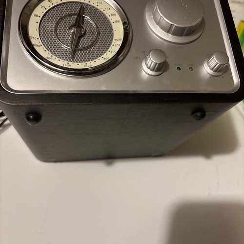 Crosley Solo AM/FM AUX Receiver Model CR3003A-BK Radio Mid Century Modern Style - Bild 3 von 8