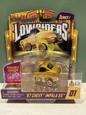 Car Tuned Lowriders 67 Chevy Impala Ss 01 Series 1 With Poseable Chassis Led