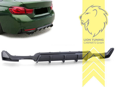 Heckansatz Heckspoiler Diffusor für BMW F32 Coupe F33 Cabrio F36 für M-Paket car