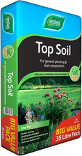 Westland 35L Top Soil Sterilised Garden Lawn Turf Preparation Bedding Compost 0.49 per litre