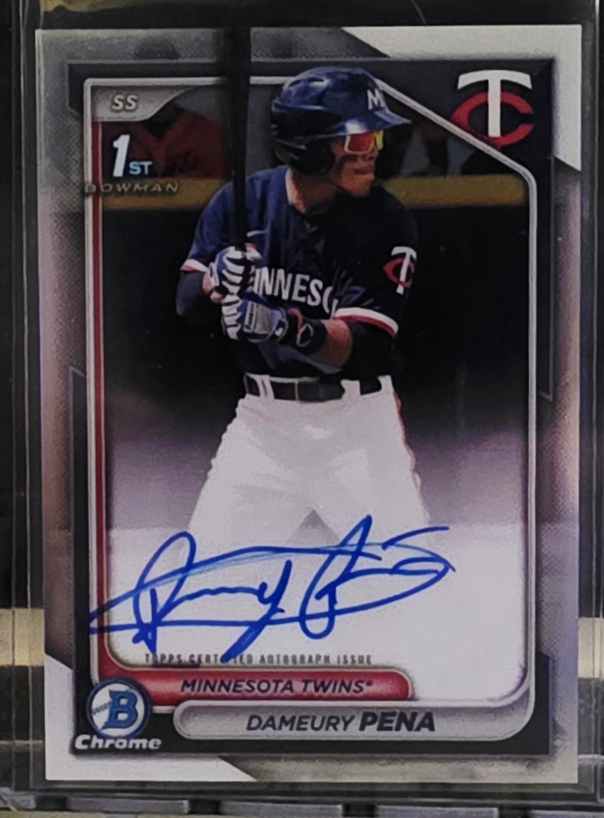 2024 Bowman Chrome - Prospect Autographs Dameury Pena #CPA-DPE (AU, RC)