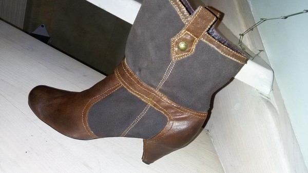 Women Pepe Jeans Boots Brown Suede 41