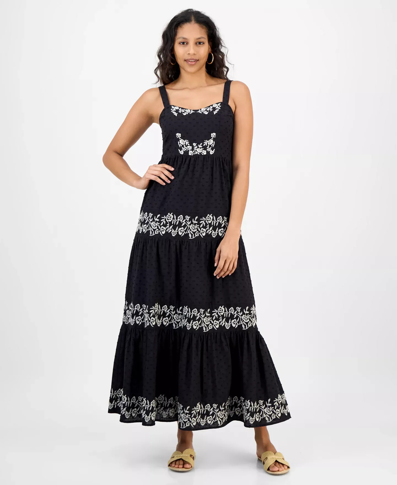 And Now This Women's Petite Dress PXL Cotton Corset Knit Maxi