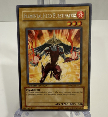 Konami Elemental Hero Burstinatrix MDP2-EN003 Ultra Rare Limited 1200/800