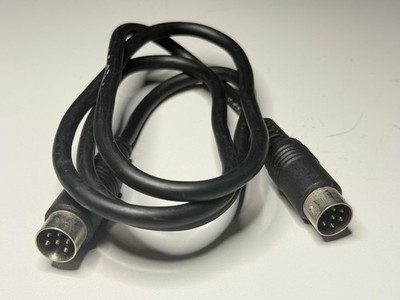 1980s Serial Cable Commodore C64 Disk Drive Printer 1541 1571 3ft 50cm DIN 6 PIN