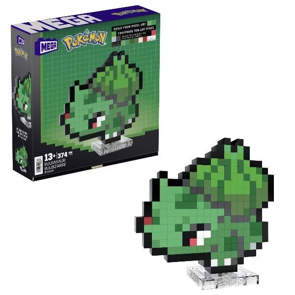 Mattel MEGA POKEMON PIXEL ART BULBASAUR 
