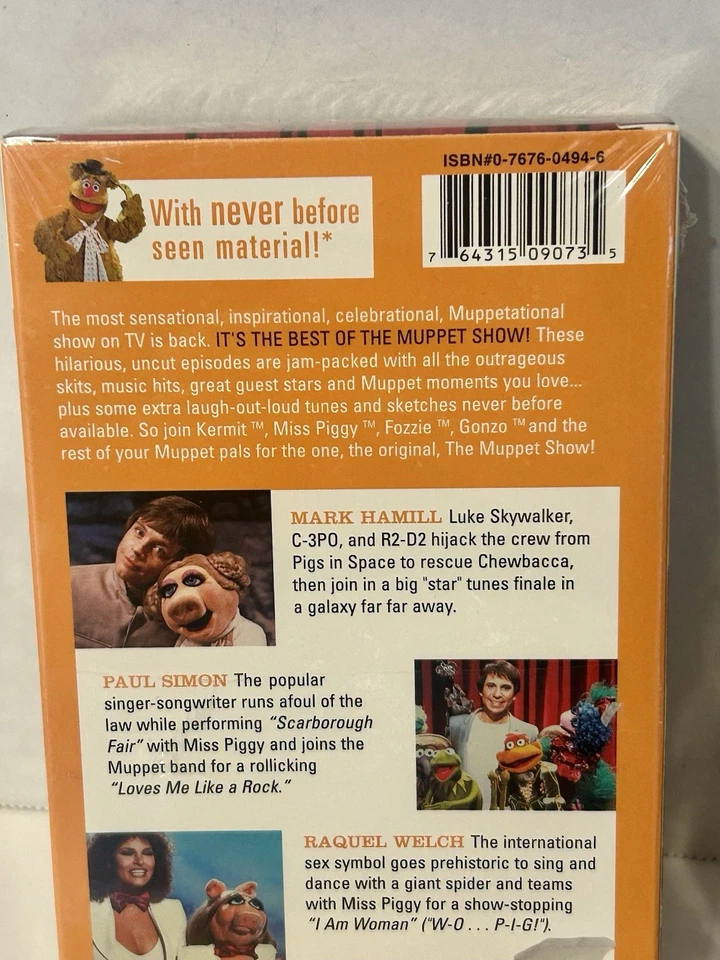 The Best of the Muppet Show VHS lot Kermit Miss Piggy Mark Hamill Elton John - Image 4 of 4