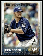 2015 Topps #539 Jimmy Nelson Milwaukee Brewers