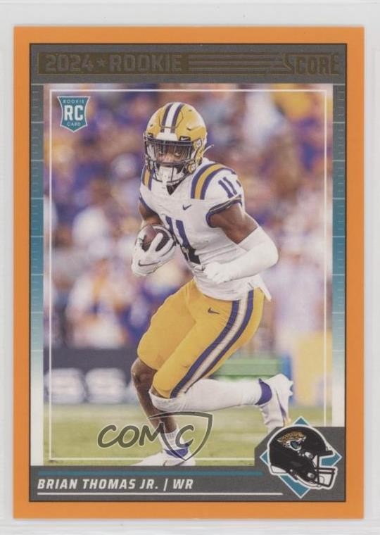 2024 Score Rookies Orange Brian Thomas Jr #319 Rookie RC 5q7