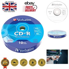 10 CD-R 700MB Discs with Scratch Protection - Ideal for Lifelong Storage