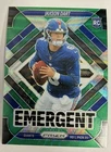 2025 Panini Prizm - Emergent Jaxson Dart #6 Green Wave Prizm (RC)