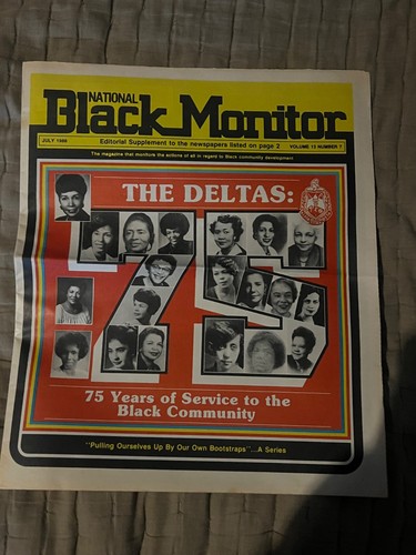 National Black Monitor Honors Delta Sigma Theta’s 75 Years of Excellence (1988)