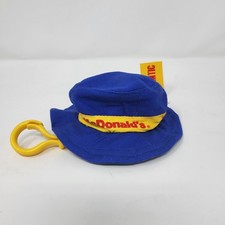 VTG 99’ McDonald’s Key Chain Coin Purse Hat Blue Collectible Rare Y2K